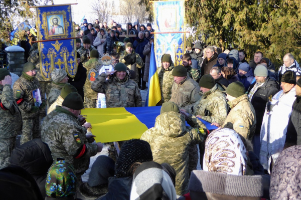 На Шумщині провели в останню путь полеглого захисника Володимира Федчука (фото)