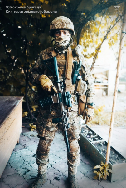 «Я воюю за дітей»: боєць 105-ї бригади ТрО розповів про свій шлях (фото)