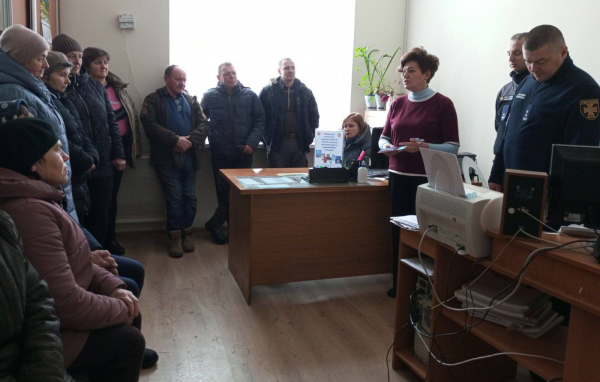 Виїзні навчання: у громаді на Бережанщині людей готували до дій у надзвичайних ситуаціях (фото)