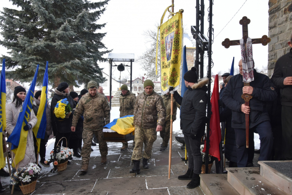 На Теребовлянщині провели в останню путь ветерана війни Степана Дідушевича (фото)