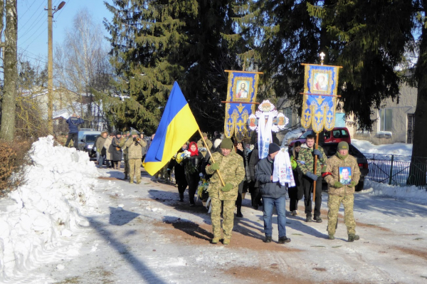 На Шумщині провели в останню путь полеглого захисника Володимира Федчука (фото)