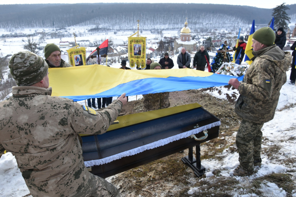 На Теребовлянщині провели в останню путь ветерана війни Степана Дідушевича (фото)