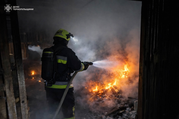 П’ять пожеж і допомога медикам: рятувальники Тернопільщини підбили підсумки доби (фото)