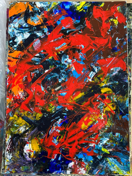 Художник Іван Марчук представив фрагмент циклу «Виходять мрії з берегів» (фото)