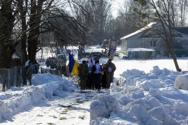 На Шумщині провели в останню путь полеглого захисника Володимира Федчука (фото)