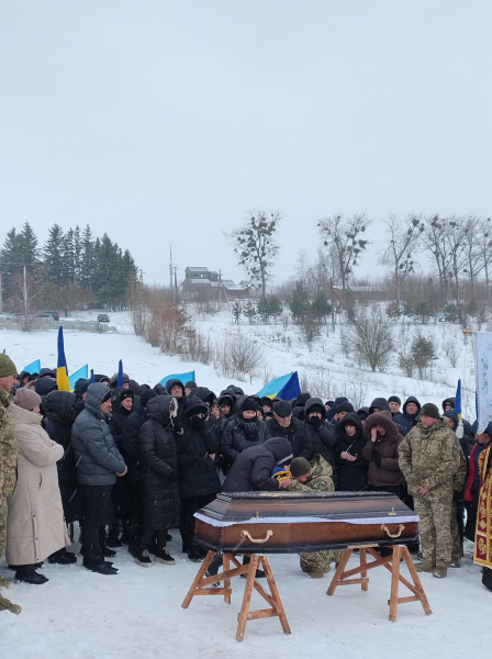 Підгаєцька громада попрощалася із загиблим захисником Бачинським Володимиром (фото)