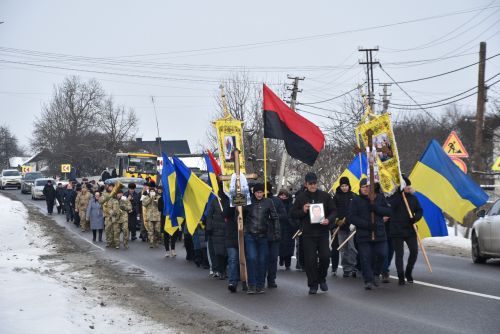 На Теребовлянщині провели в останню путь ветерана війни Степана Дідушевича (фото)