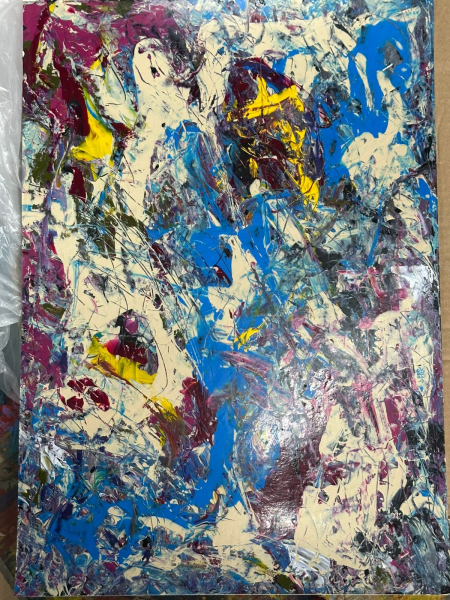 Художник Іван Марчук представив фрагмент циклу «Виходять мрії з берегів» (фото)