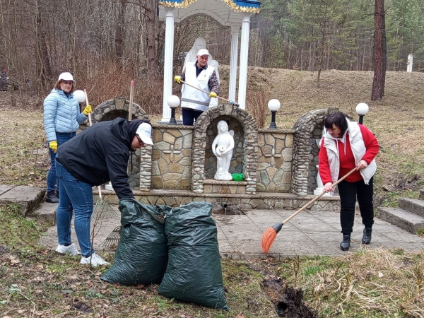 Впорядкували святе джерело та урочище Монастирок учні та вчителі Бережанського ліцею (фото)