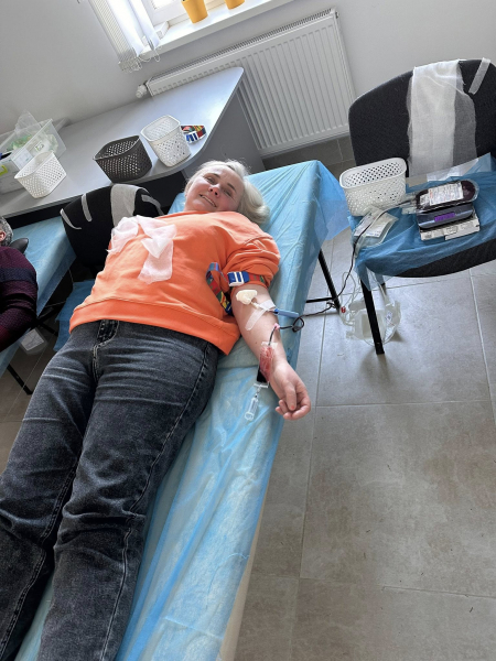 Рекорд виїзної донації: понад 27 літрів крові здали жителі Борсуківської громади (ФОТО)