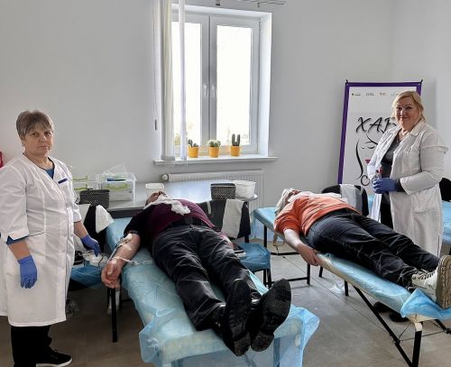 Рекорд виїзної донації: понад 27 літрів крові здали жителі Борсуківської громади (ФОТО)