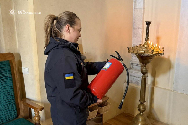 Перед Великоднем на Тернопільщині посилили заходи безпеки у храмах (фото)