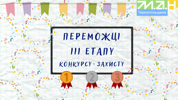 Школярі з Тернопільщини здобули 21 призове місце на всеукраїнському конкурсі МАН (фото)