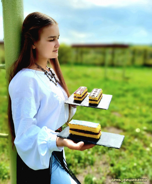 Солодкий код нації: у Вишнівці створили десерти з орнаментами вишиванок (фото)