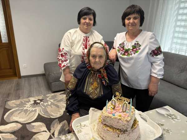Жителька Великогаївської громади Марія Бучинська відзначила 90-річчя (фото)