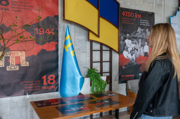 Експозицію до Дня пам’яті жертв геноциду кримськотатарського народу відкрили у Тернополі (ФОТО)
