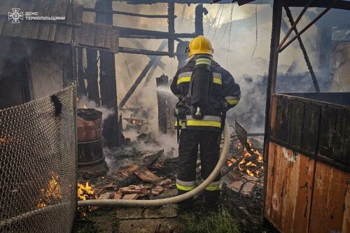 Горіли будинки у селах Петриків, Великі Куськівці та Збаражі: деталі пожеж (ФОТО)
