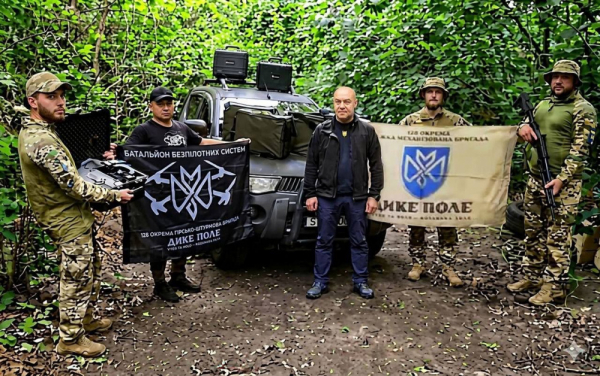Тернопільська громада передала техніку бійцям 128-ї бригади «Дике поле» (фото)