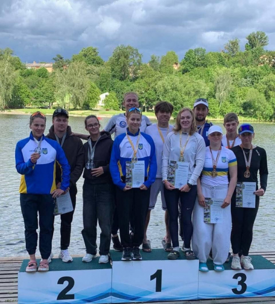 Золото та срібло на чемпіонаті України здобули веслувальники з Тернополя (ФОТО)