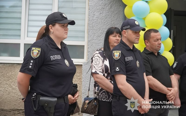 У селі в Бучацькій громаді з’явилася поліцейська станція (ФОТО, ВІДЕО)
