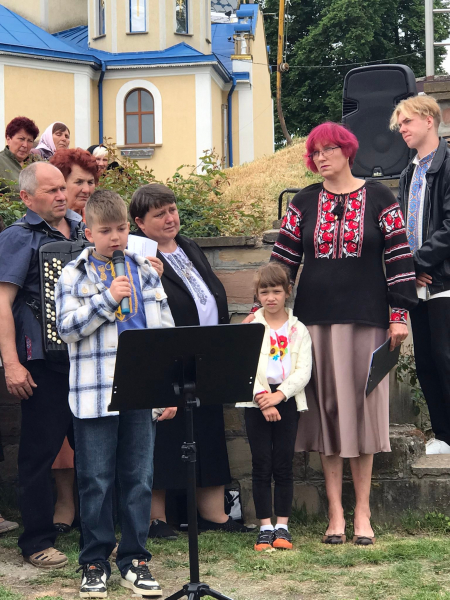 Пам’ятний банер загиблому захиснику Тарасу Казнодію відкрили у Теребовлянській громаді (фото)