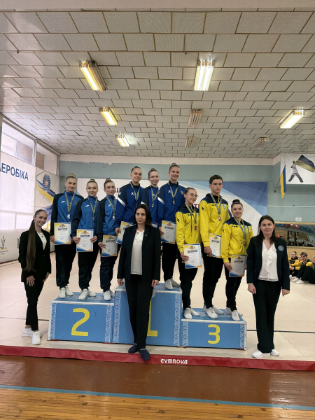 Тернопільські спортсменки здобули «срібло» на чемпіонаті України зі спортивної аеробіки (фото)