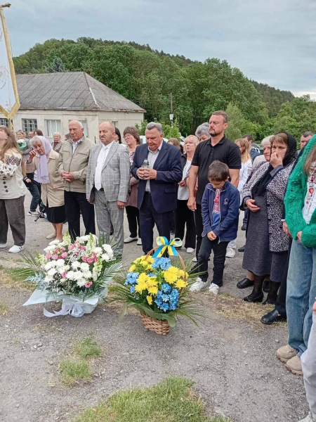 Пам’ятний банер загиблому захиснику Тарасу Казнодію відкрили у Теребовлянській громаді (фото)