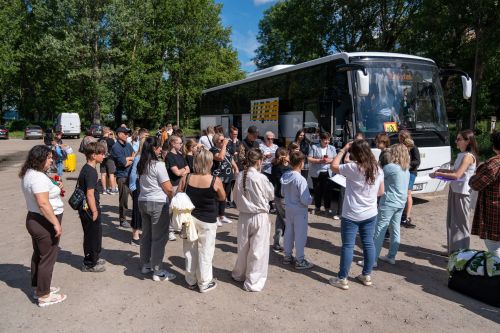 Діти, які постраждали від війни на Тернопільщині, поїхали відпочивати у Литву (фото)
