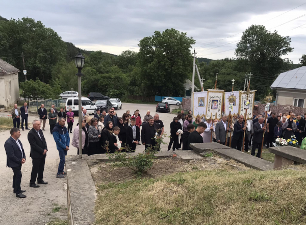 Пам’ятний банер загиблому захиснику Тарасу Казнодію відкрили у Теребовлянській громаді (фото)