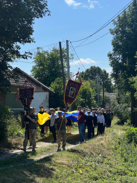 У Саранчуках попрощалися із захисником Олегом Сокирником (фото)