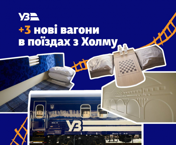 Нові вагони курсуватимуть з Польщі до Києва та Дніпра: доступні дитячі манежі та настільні ігри