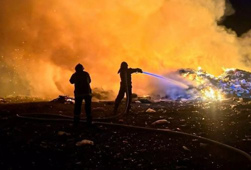 Понад 30 пожеж на сміттєзвалищах сталося на Тернопільщині з початку року (фото)