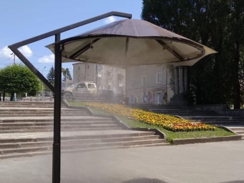 Як врятуватися від спеки у Тернополі: де працюють освіжаючі парасольки та поливальні машини