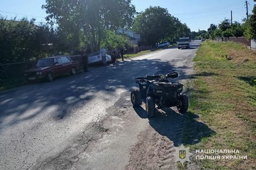 П’яний водій квадроцикла врізався в Audi: аварія на Чортківщині