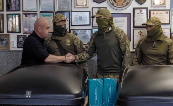 Тернопіль для ЗСУ: дві станції РЕБ для бійців поліції особливого призначення (фото)
