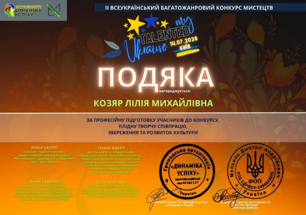 Учні Гусятинської музичної школи здобули Гран-прі та чотири перші місця на всеукраїнському конкурсі (фото)