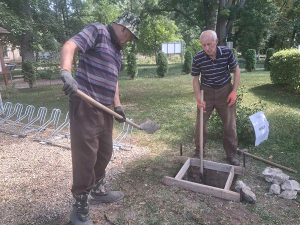 Встановили велосипедну інфраструктуру у парку "Дністровський каньйон" (фото)