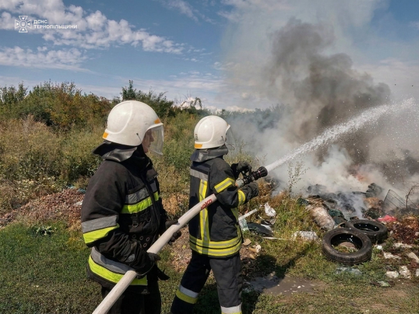 За добу на Тернопільщині трапилося 8 пожеж: горіли поля, трава та будинки (фото)