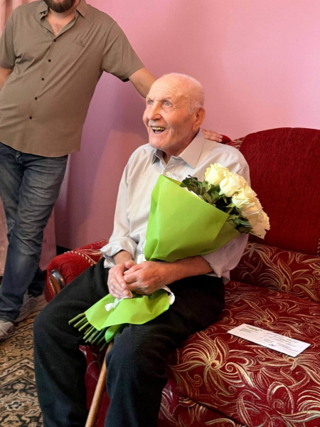 Житель Шманьківців Антін Гуменюк відзначив 100-річний ювілей (фото)