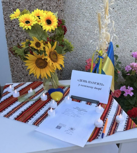 У Тернополі вшанували пам’ять загиблих Захисників під час акції «День пам’яті — у кожному дворі»