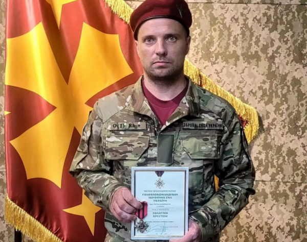 Одну з найпрестижніших військових відзнак отримав захисник з Тернопільщини (фото)