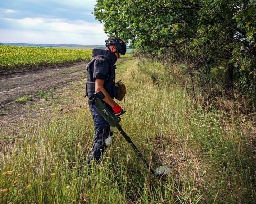 Піротехніки з Тернопільщини розміновують Харківщину після бойових дій (фото)