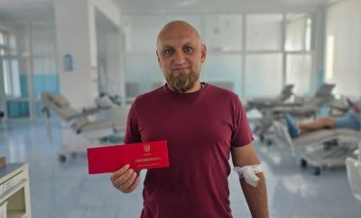 Ще один «Почесний донор України»: у Тернополі відзначили Віталія Фесовича (фото)