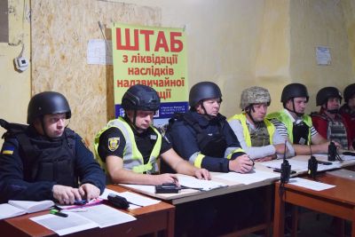Змоделювали ракетно-дронову атаку по Чорткову: працювали рятувальники, поліцейські, медики та посадовці