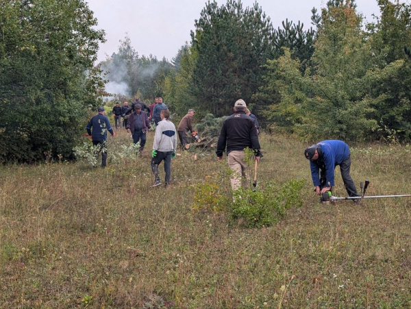 Замкову гору в Теребовлі продовжують готувати до нового фестивалю (фото)