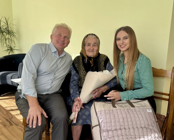 Жителька Мшанця Євгенія Буярська відзначила 91-річний ювілей (фото)