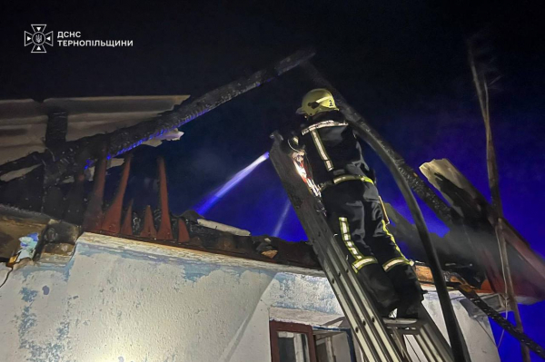 У Великому Ходачкові загорівся приватний житловий будинок (фото)
