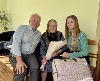 Жителька Мшанця Євгенія Буярська відзначила 91-річний ювілей (фото)