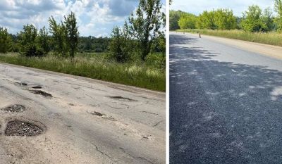 На Тернопільщині відновили понад 400 тисяч квадратних метрів доріг (фото)