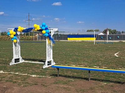 З ініціативи священника у Великогаївській громаді облаштували спортивний майданчик (фото)